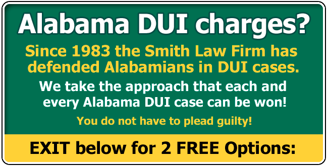 Montgomery DUI Lawyer / Attorney | Driving Under the Influence in Alabama | The Smith Law Firm